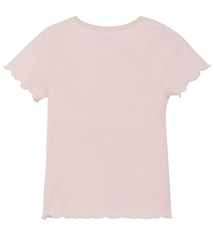 Minymo T-Shirt - Pink Dogwood m. Herzen