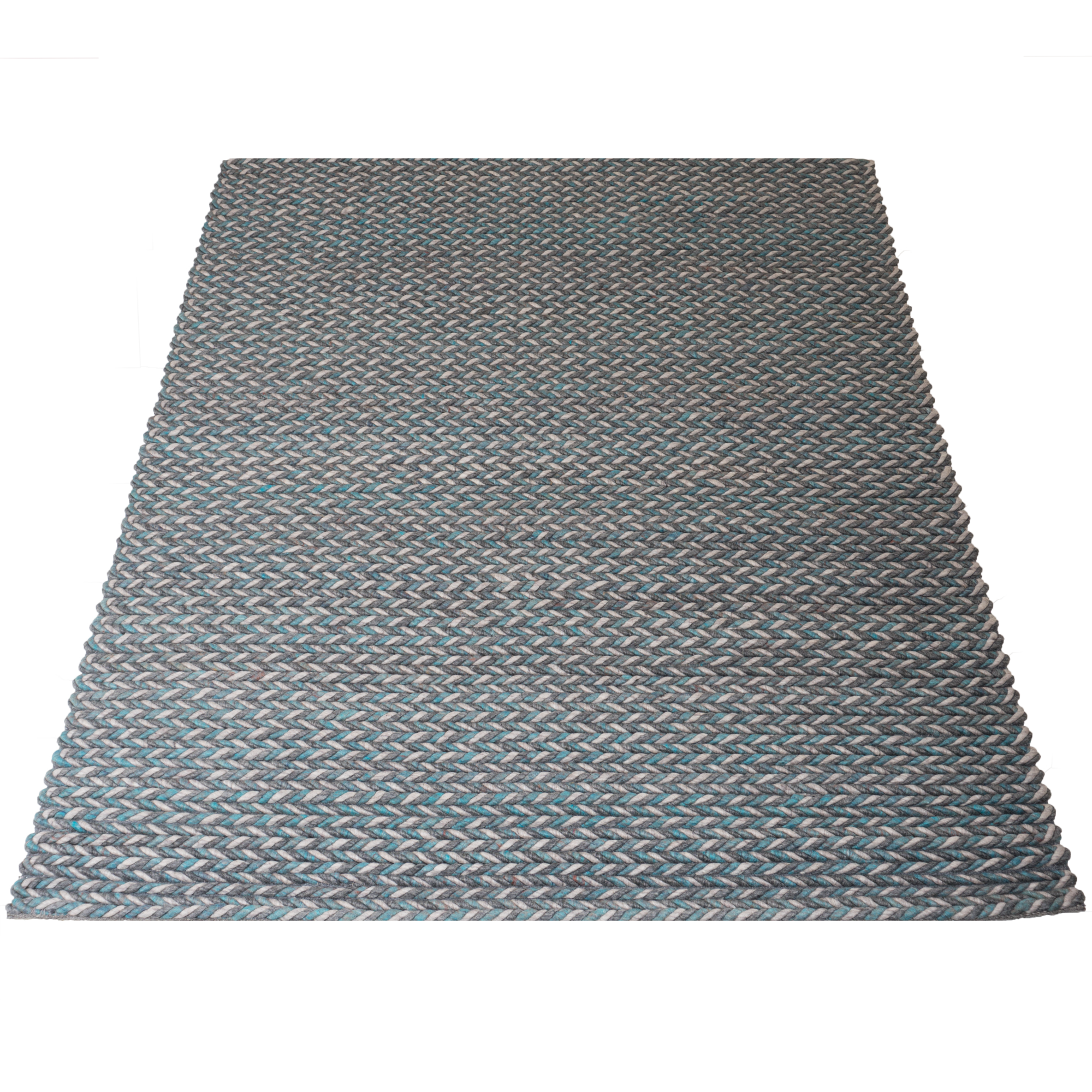 Vloerkleed Tino petrol 160 x 230 cm