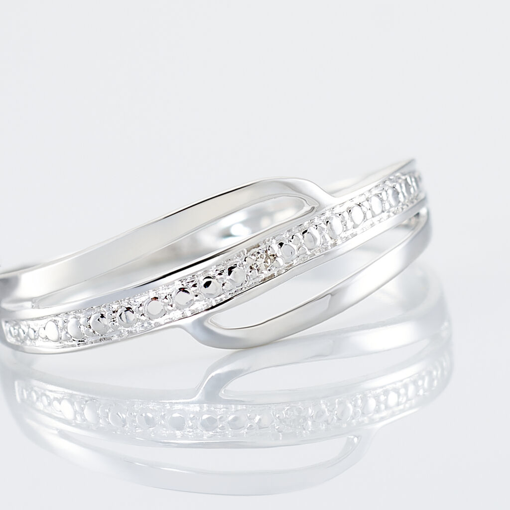 Bague Solena Or Blanc Diamant