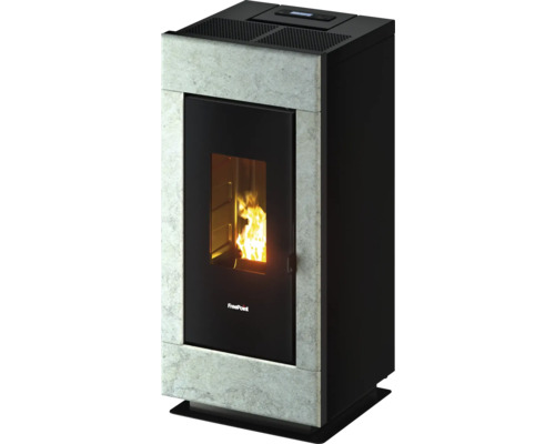 FreePoint Accent Luchtdichte pelletkachel, natuursteen, 7 kW