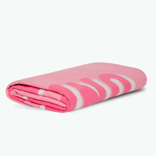Punta Coco - Serviette microfibre rectangulaire rose