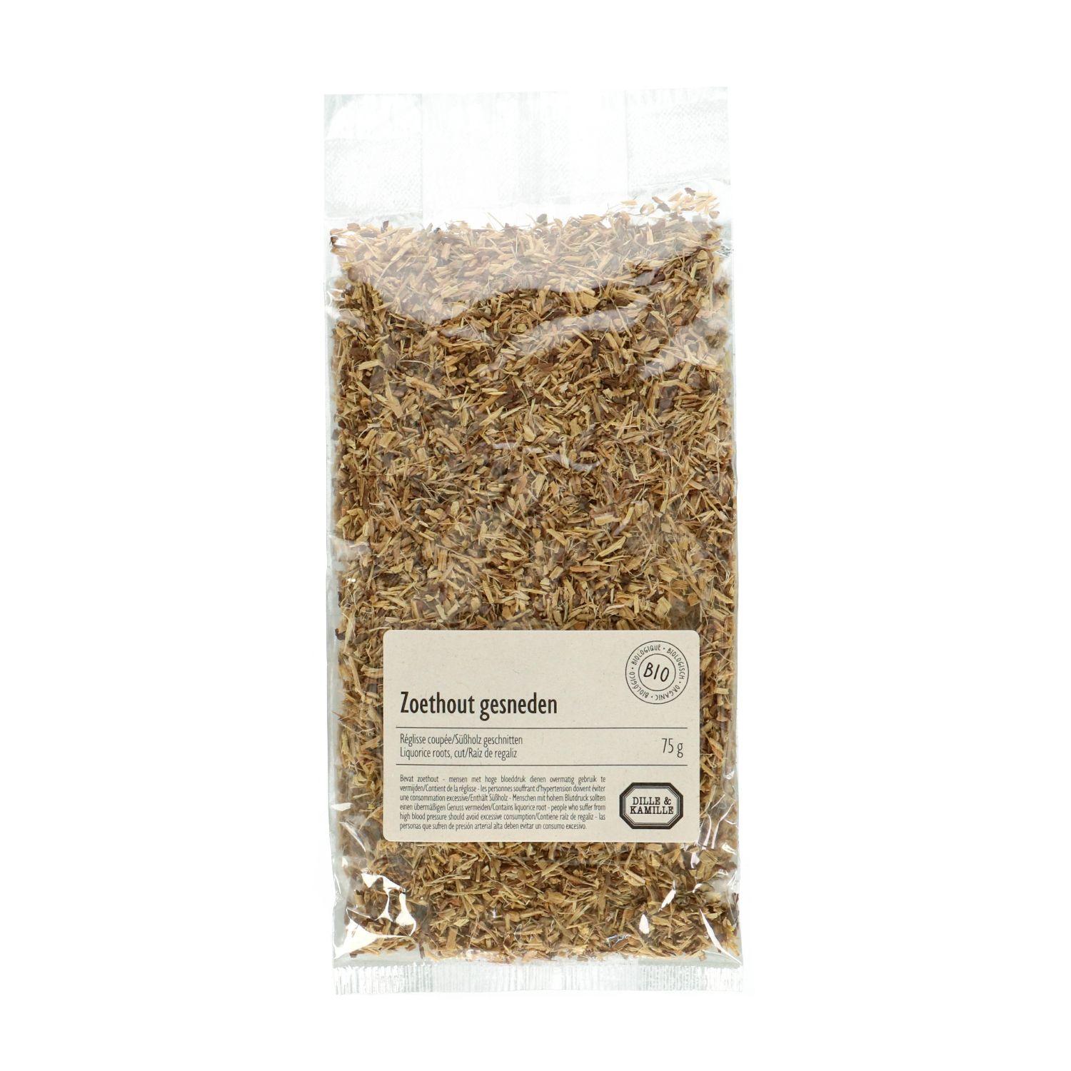 Zoethout, stukjes, biologisch, 75 g