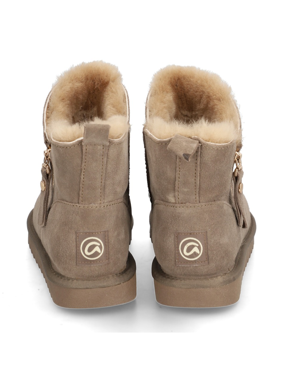Veloursleder Boot