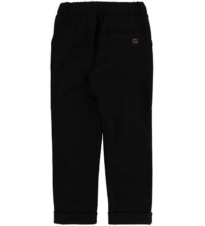 Fendi Kids Hosen - Schwarz