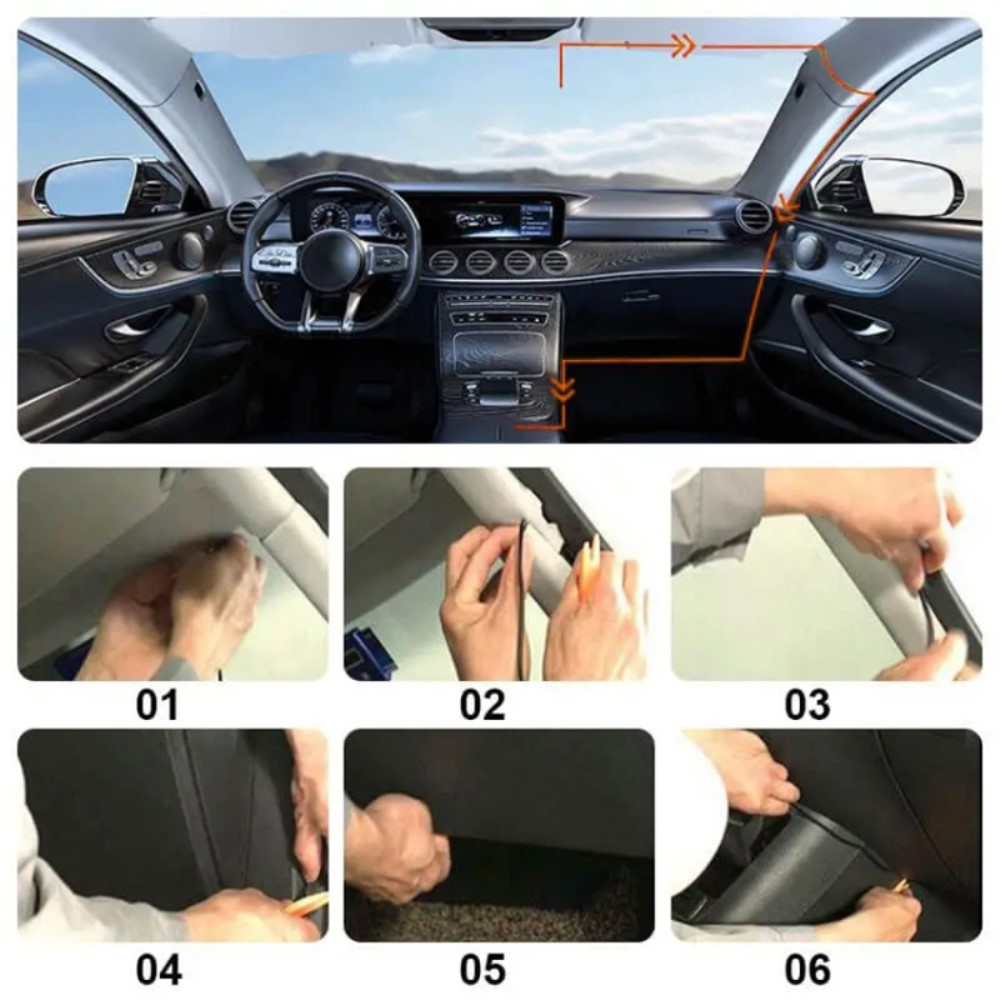 Auto Dashcam (1080P) HD Video Kamera mit 3