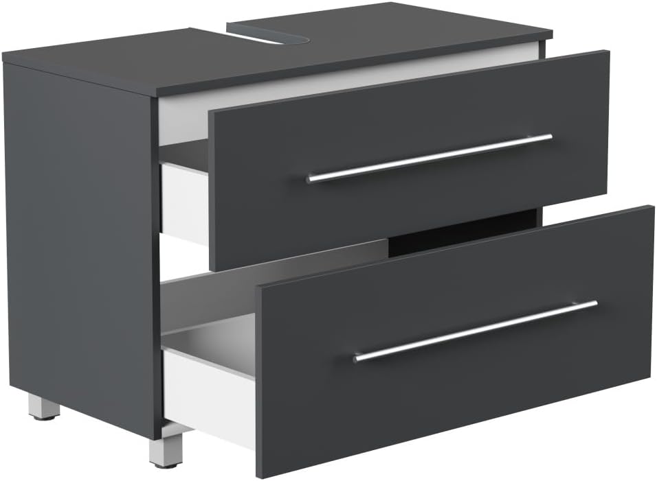 Magnolia Home Universal Unterbau auf Standfüßen 85 cm SoftClose Farbe Grafit