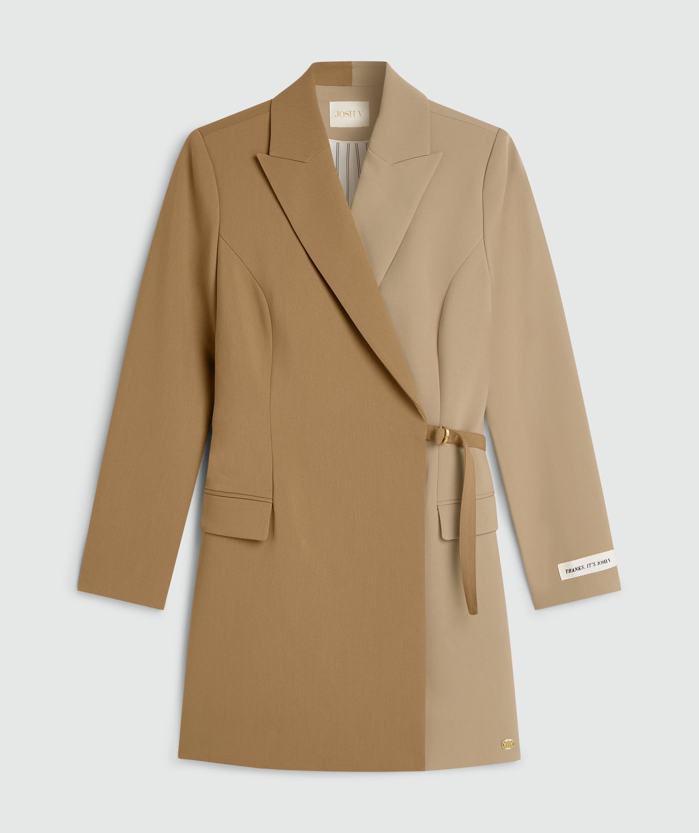 JV-FAYOLLAH blazerjurk - khaki light camel