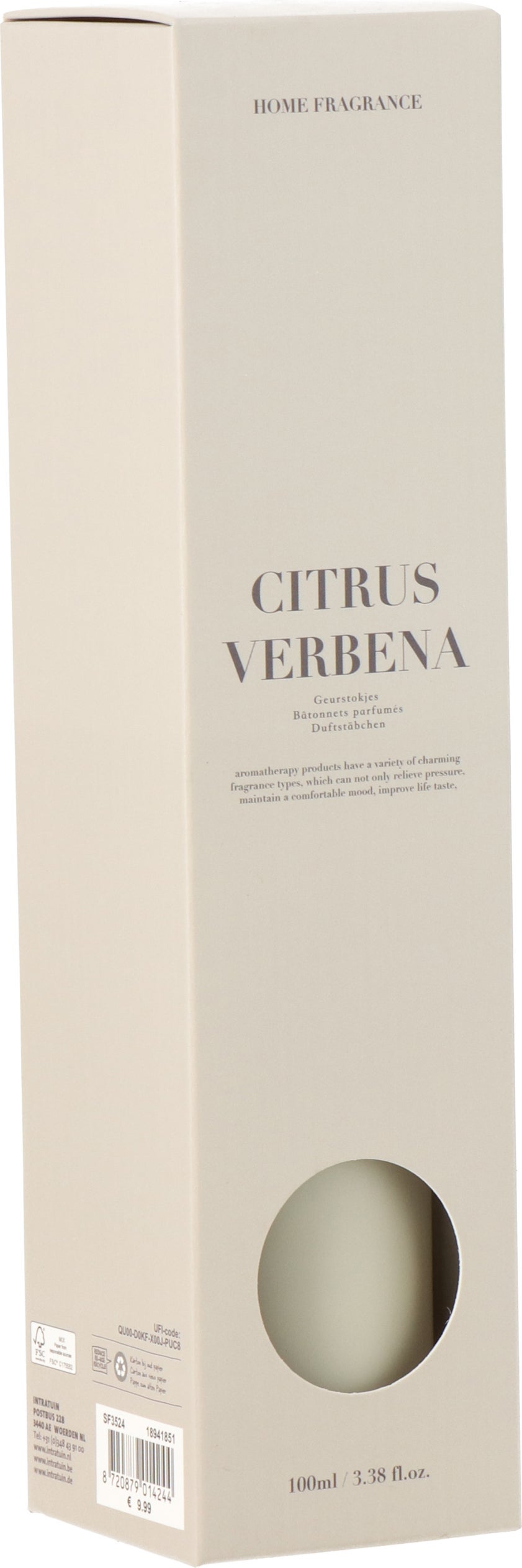Intratuin geurstokjes Jaira Citrus Verbena 100 ml