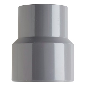 Martens verloopstuk PVC grijs 1x lijmverbinding 60x80 mm