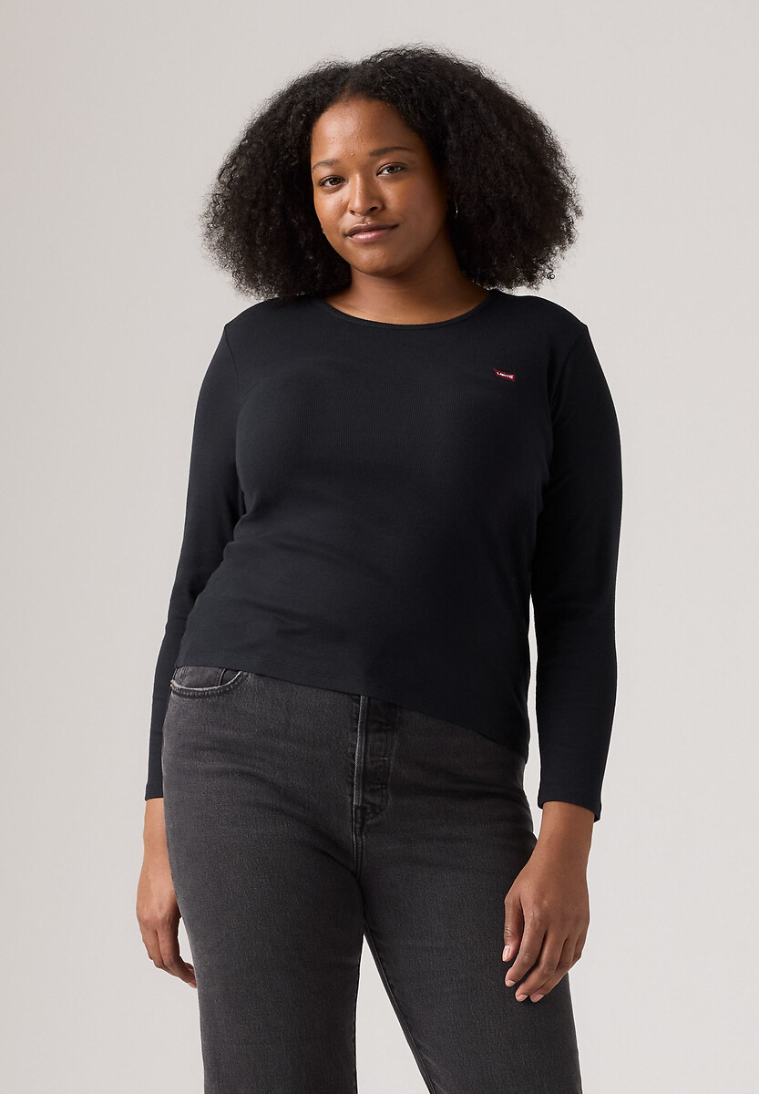LEVI'S PLUS<br>Camiseta de manga comprida com gola redonda