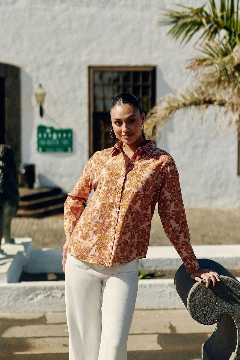 LA PETITE ETOILE<br>Blusa de manga comprida estampada CHANTI