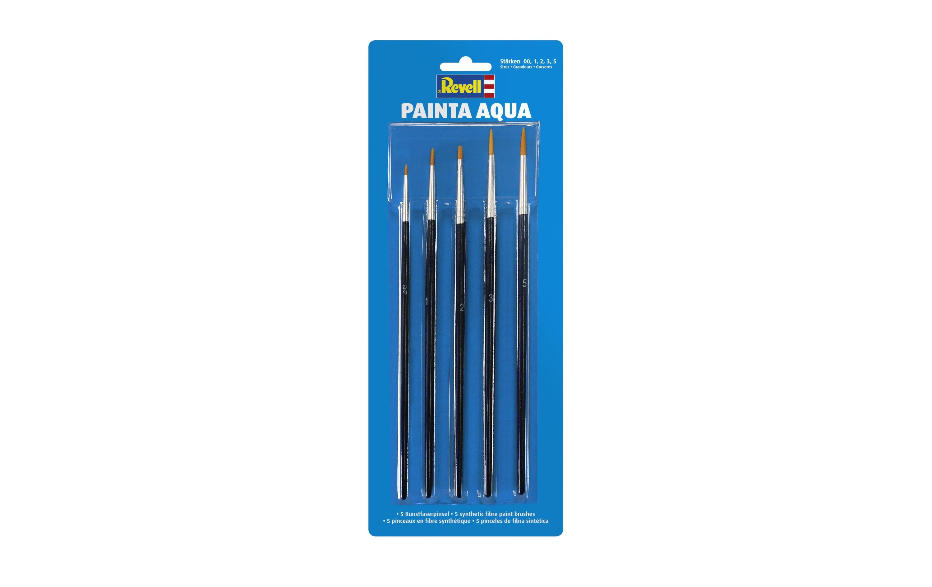 Pinsel-Set Painta Aqua KunstfaserZum flächigen Farbauftrag auf Modelle
