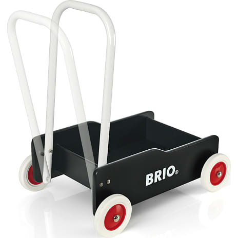 BRIO 31351 Lære-gå-vogn, sort
