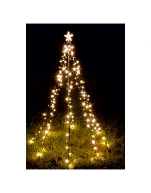 Luca Lighting Vlaggenmast Boom - Verlichting - 230 cm Zwart 200 led