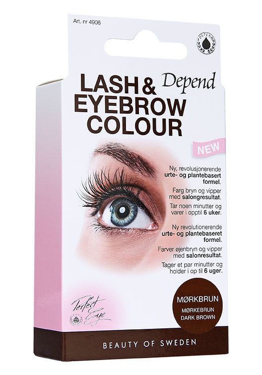 Lash and eyebrow colour