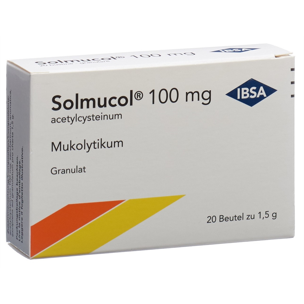 SOLMUCOL Gran 100 mg ohne Zucker Btl 1.5 g