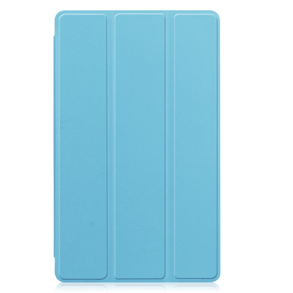 Samsung Galaxy Tab A7 Lite Leder Tasche Smart Cover Hülle - Hellblau