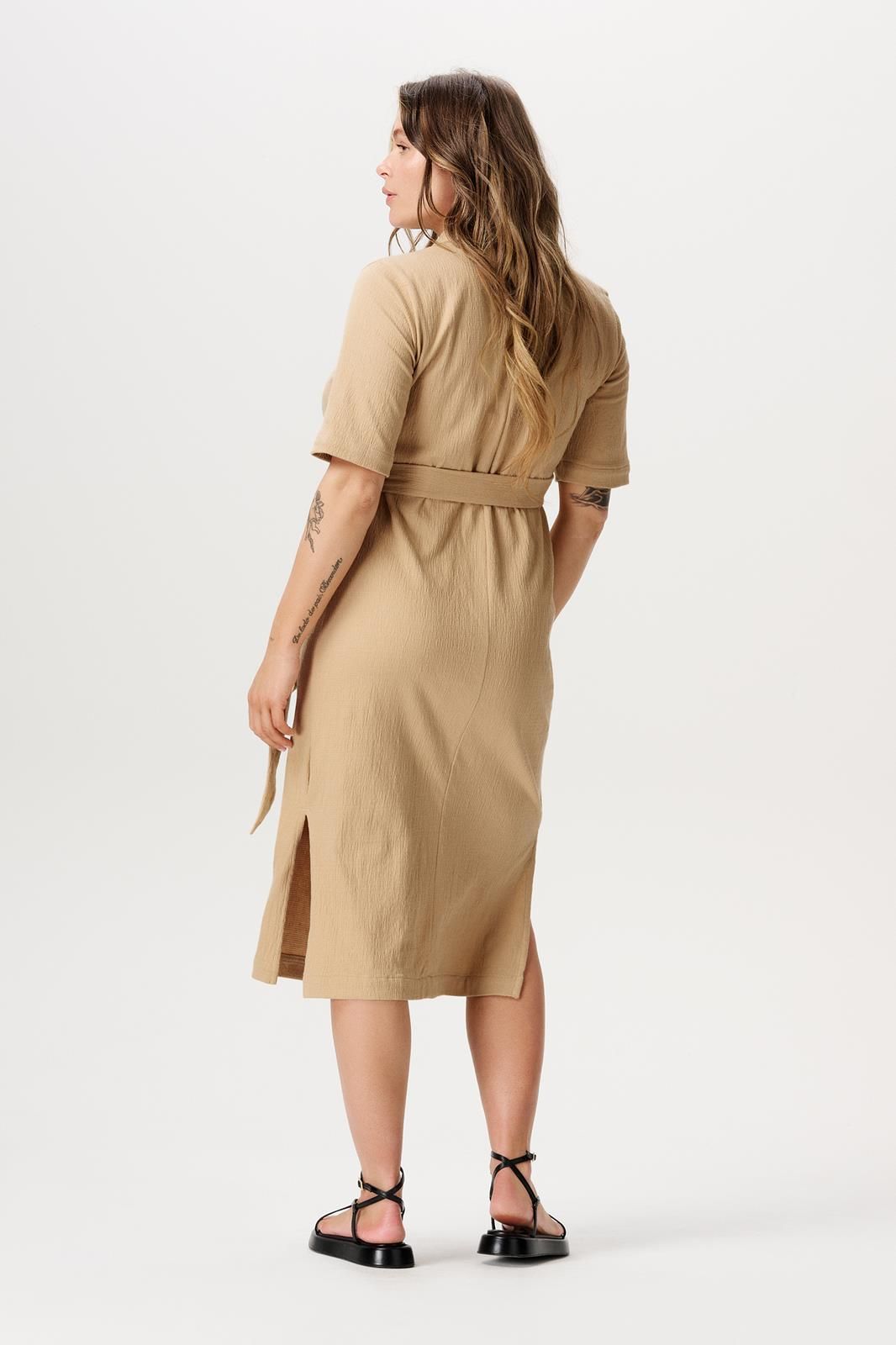 Noppies Maternity Jurk met voedingsfunctie Katarina - White Pepper