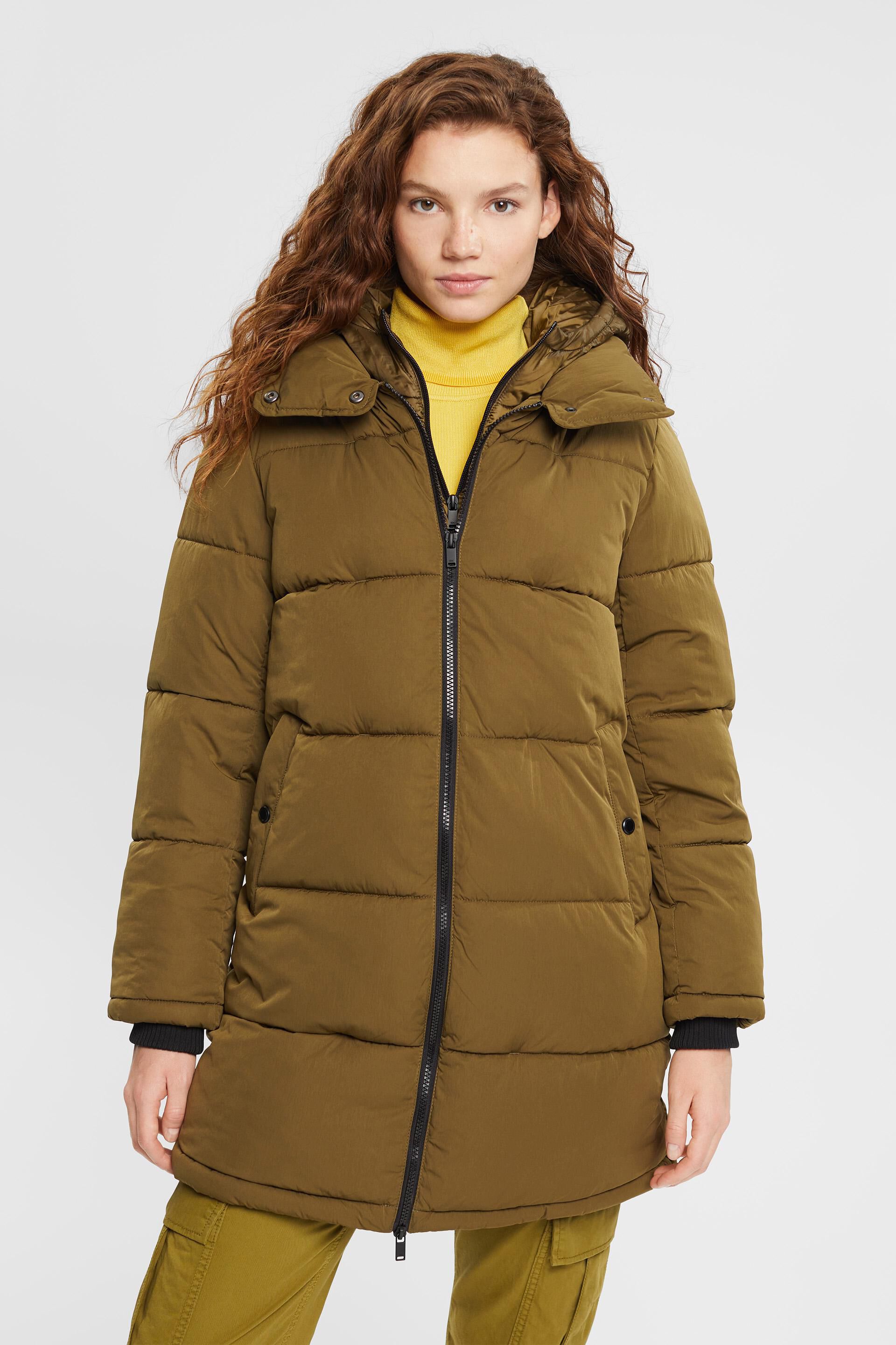 Manteau matelassé à capuche amovible