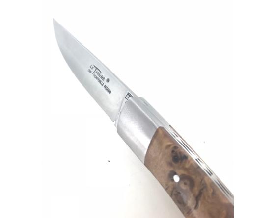 Le Thiers Nature Loupe de Peuplier Stabilisée Couteau de Poche - Laguiole par Fontenille Pataud