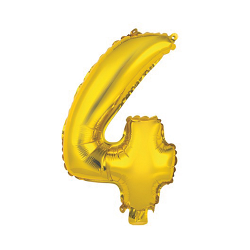 Ballon chiffre '4'