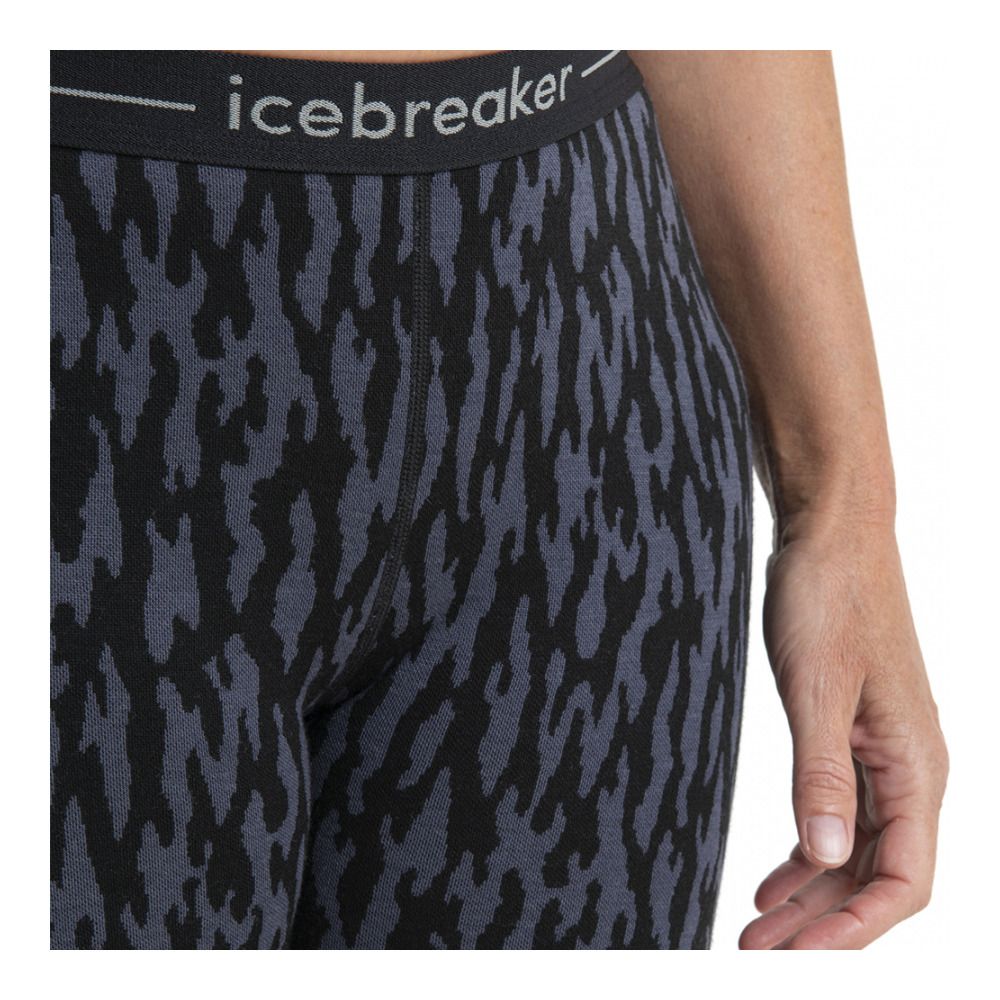Icebreaker 260 VERTEX GLACIAL FLOW - Sous-couche Femme graphite/black/j