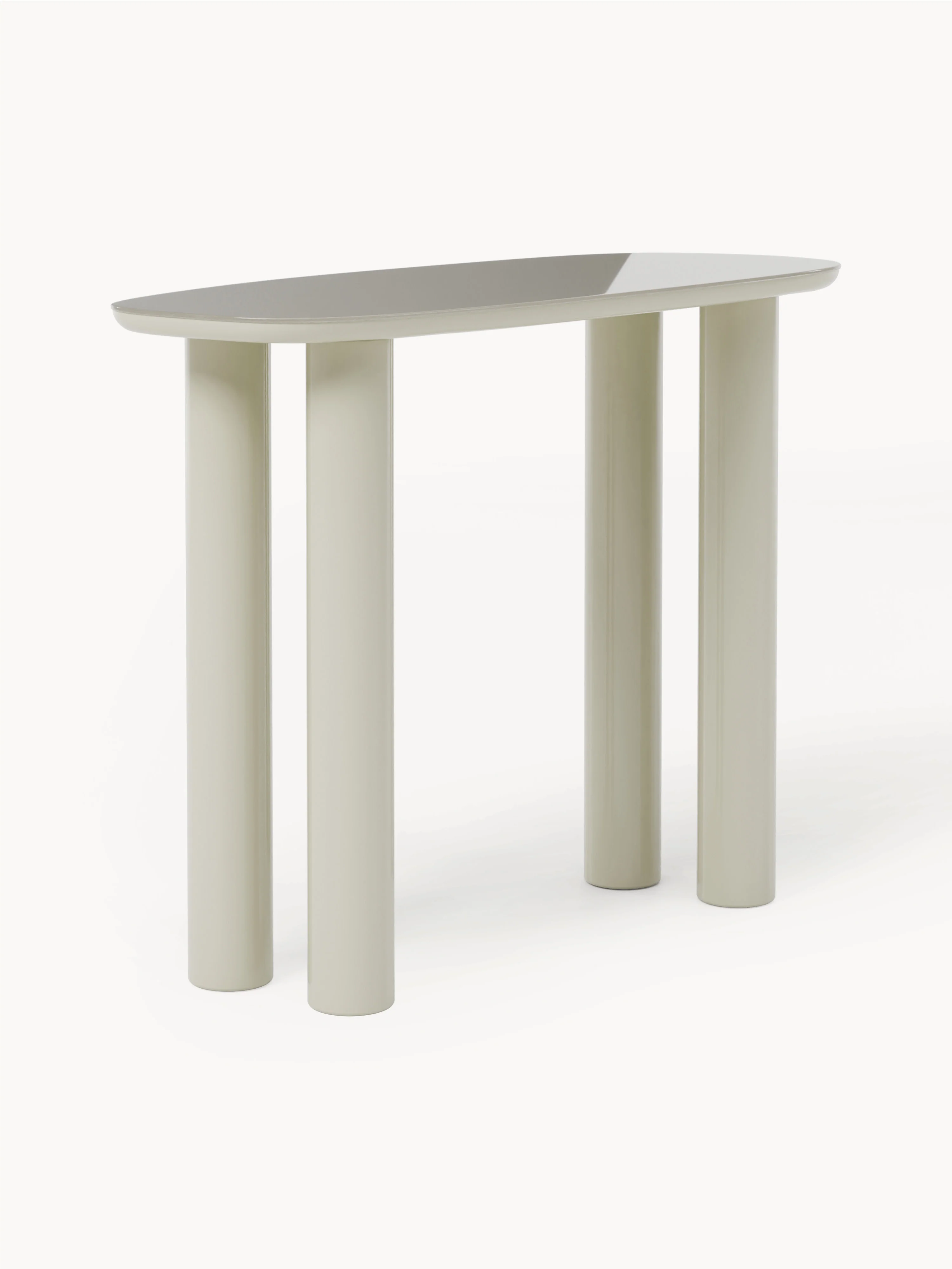 Wandtafel Beni met glazen tafelblad 2