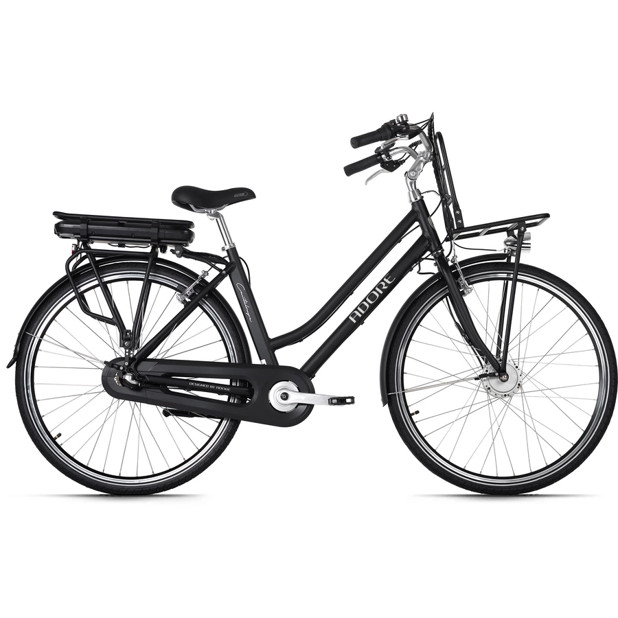 Adore E-Citybike 28'' Adore Cantaloupe Schwarz