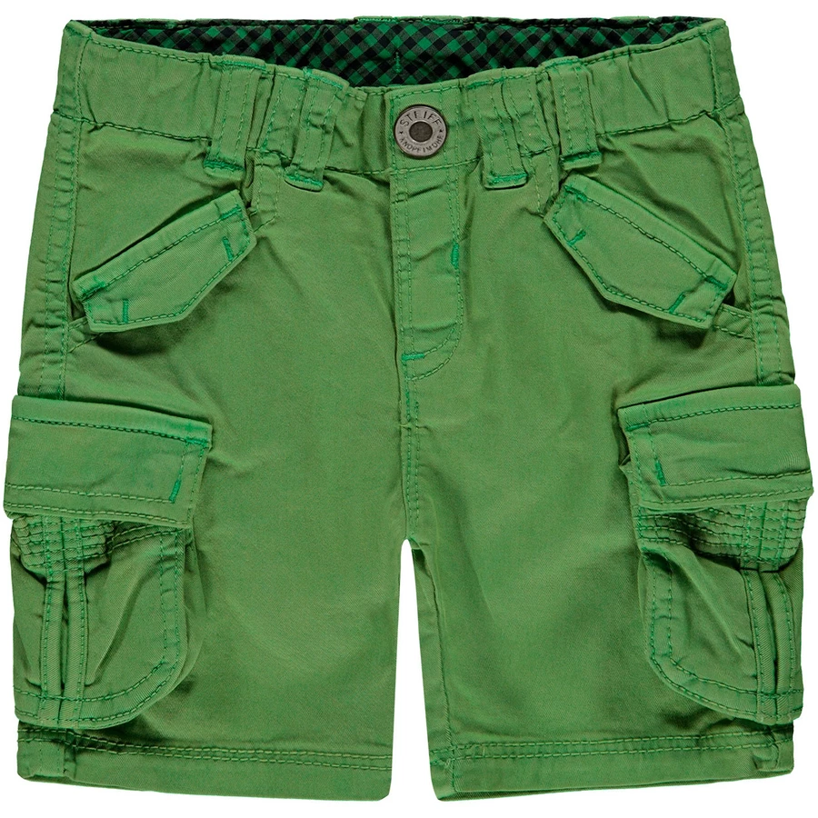 Steiff Boys Bermudas Skaterlänge, grün