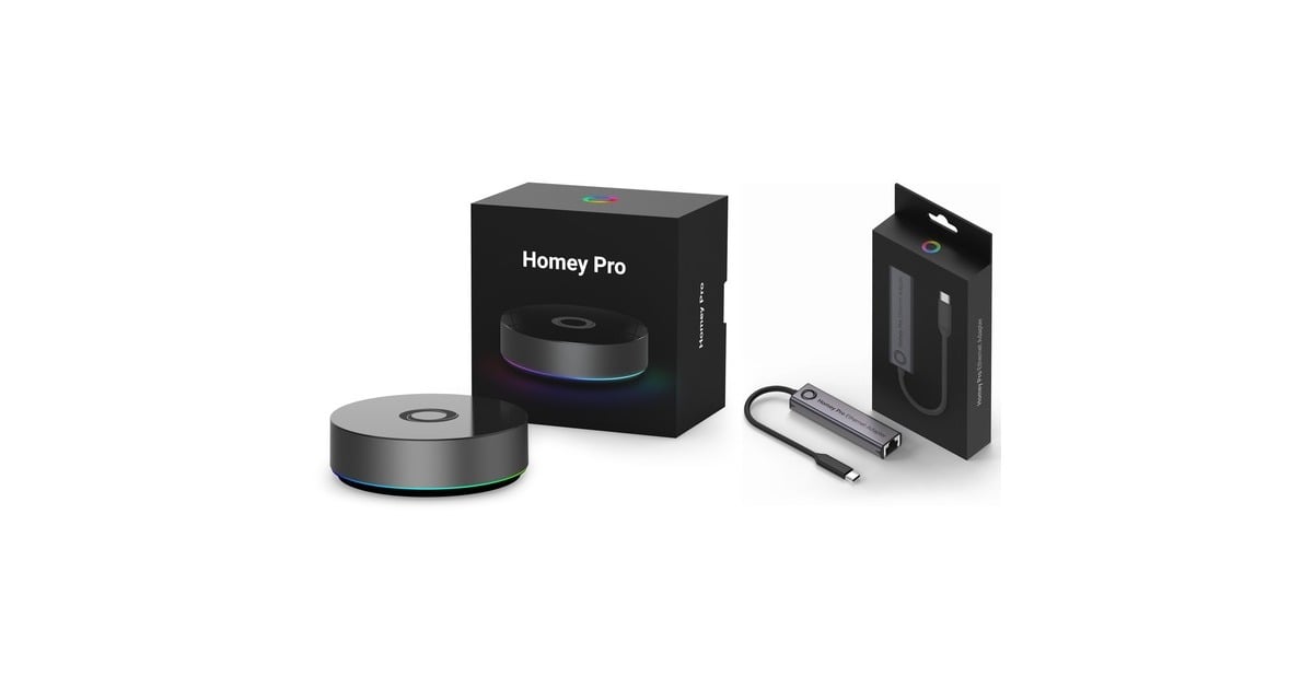 AthomHomey Pro + Ethernet Adapter basisstation  (Zwart)