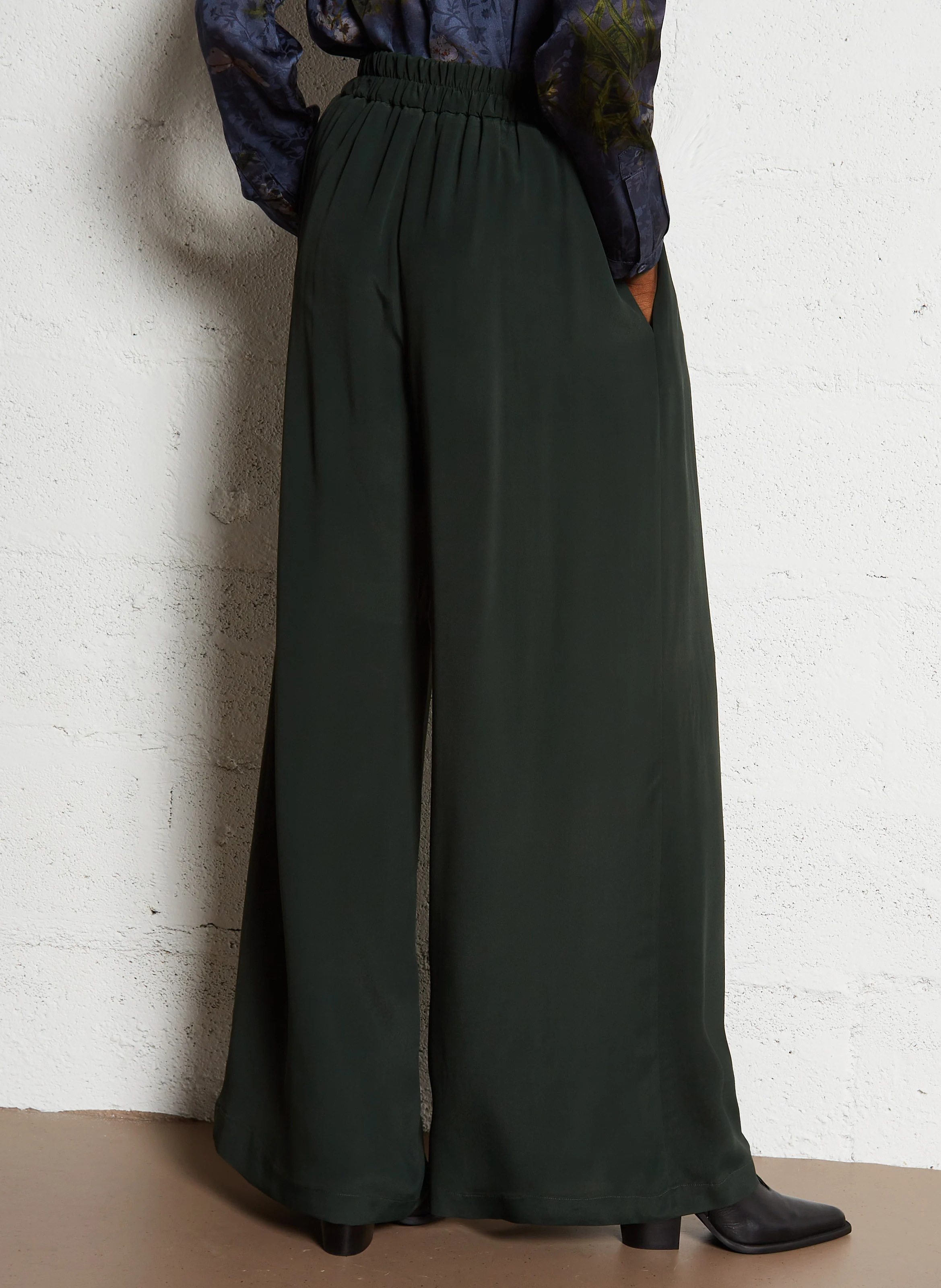 ASPEN - Pantalon large | Vert
