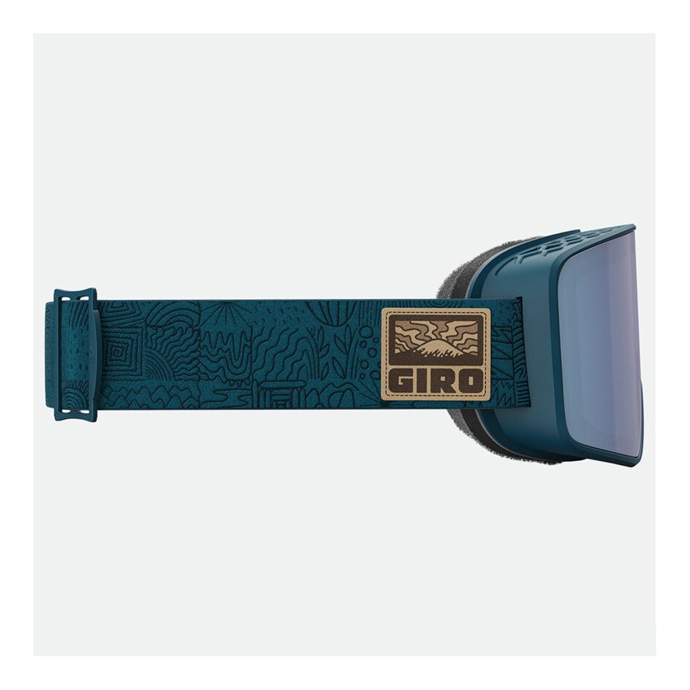 Giro METHOD - Masque ski + écran supplémentaire Homme harbor blue adventure/vivid royal