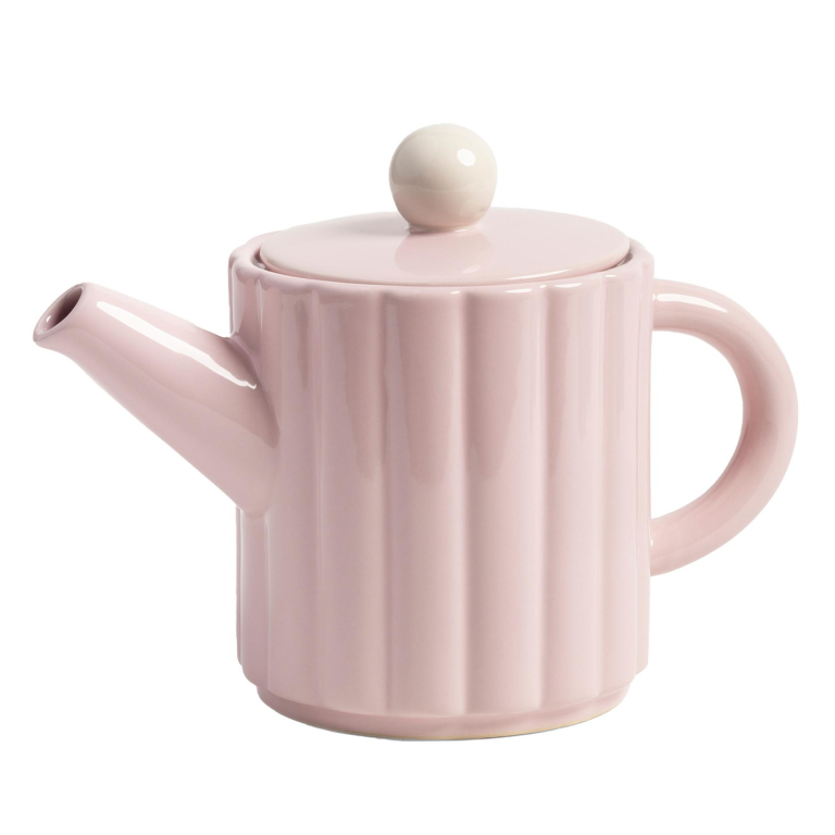 &klevering Tube theepot 0,9L roze