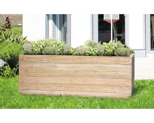 Klassieke verhoogde tuinbak 200 x 100 x 72 cm lariks