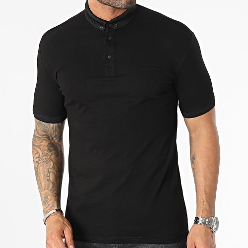 Polo Manches Courtes Noir