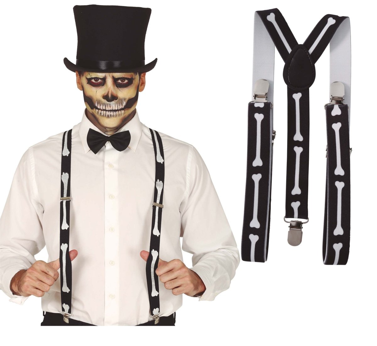 Halloween Skelet Bretels