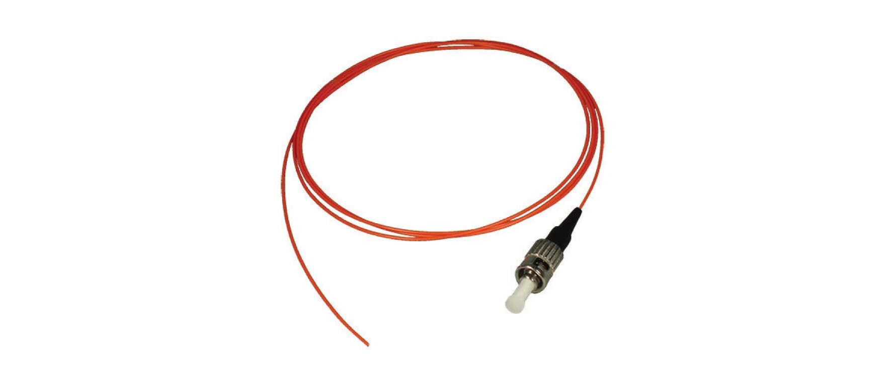 Faserpigtail ST, MM, OM2, 2 m 1 StückFaserpigtail mit ST-Stecker