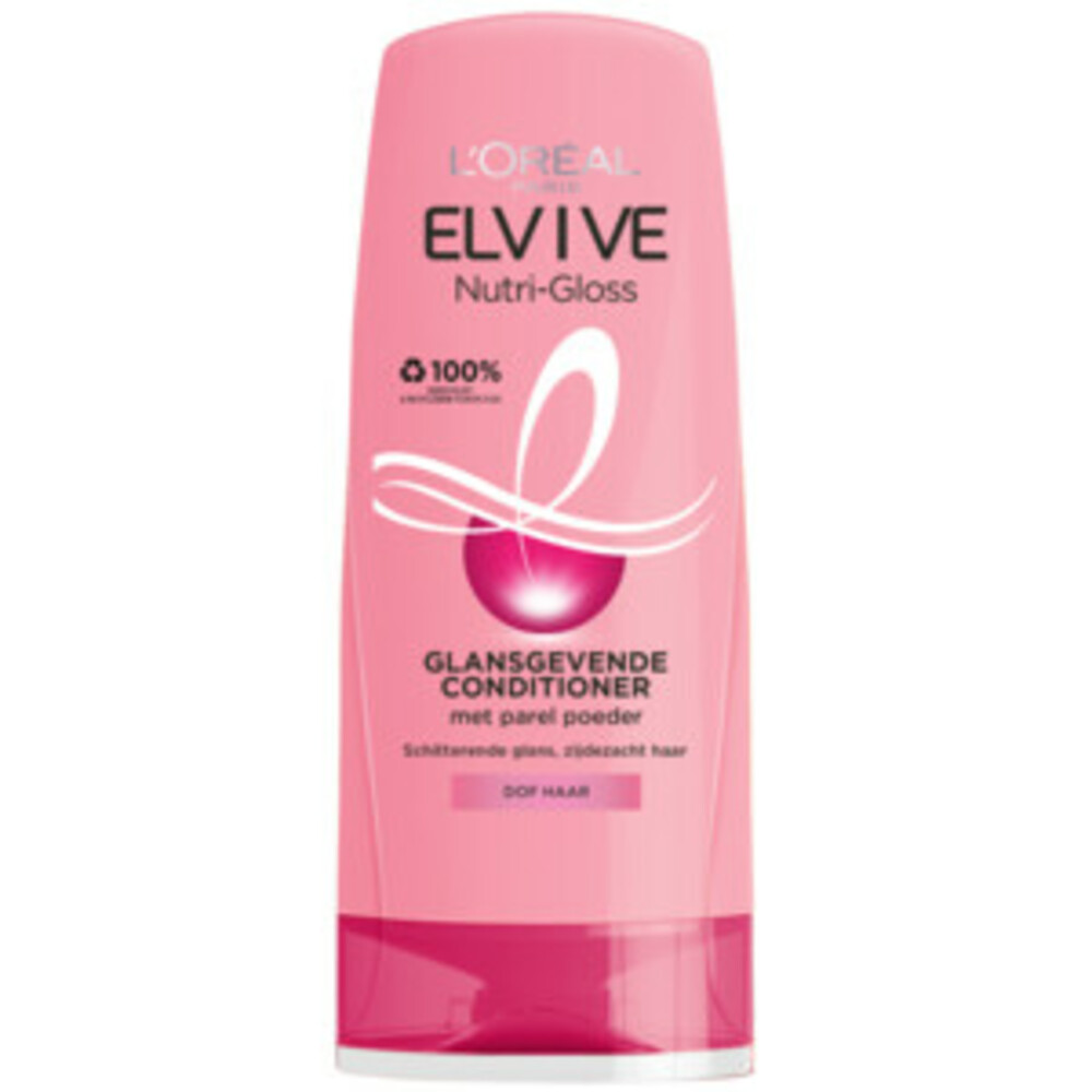 L'Oréal Elvive Nutri-Gloss - Shampoo 2x 250 ml & Conditioner 2x 200 ml - Pakket