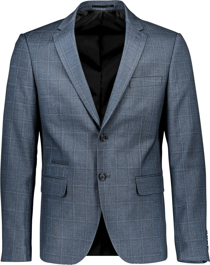 Lindbergh Checked mens suit Blue check