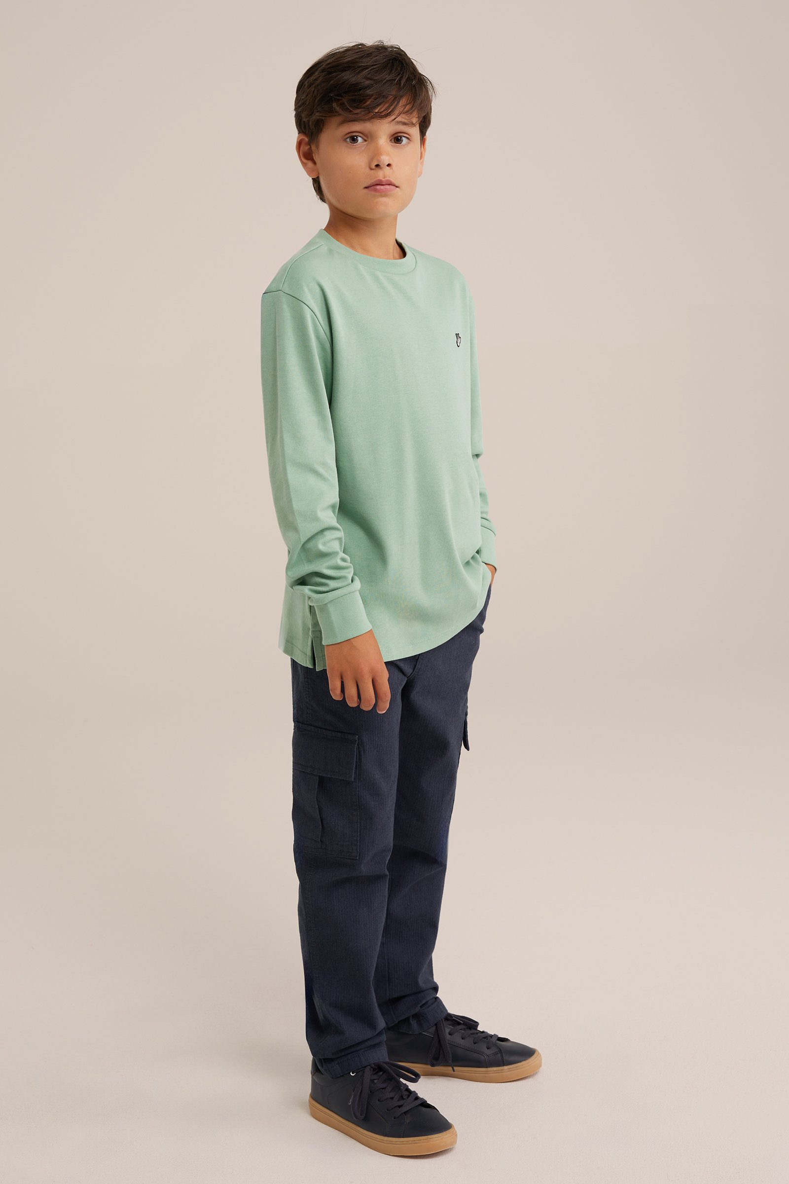 Jongens T-shirt WE Fashion Lichtgroen