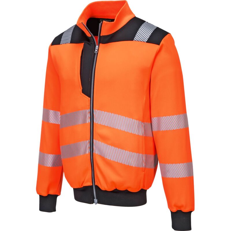 Portwest PW370 PW3 Hi-Vis Sweatshirt Zippé