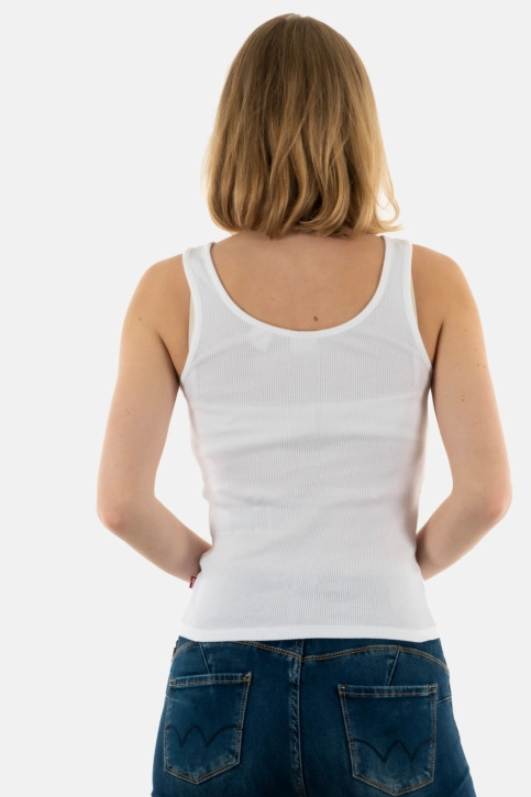 Debardeurs levi's® essential rib tank 0001 white +