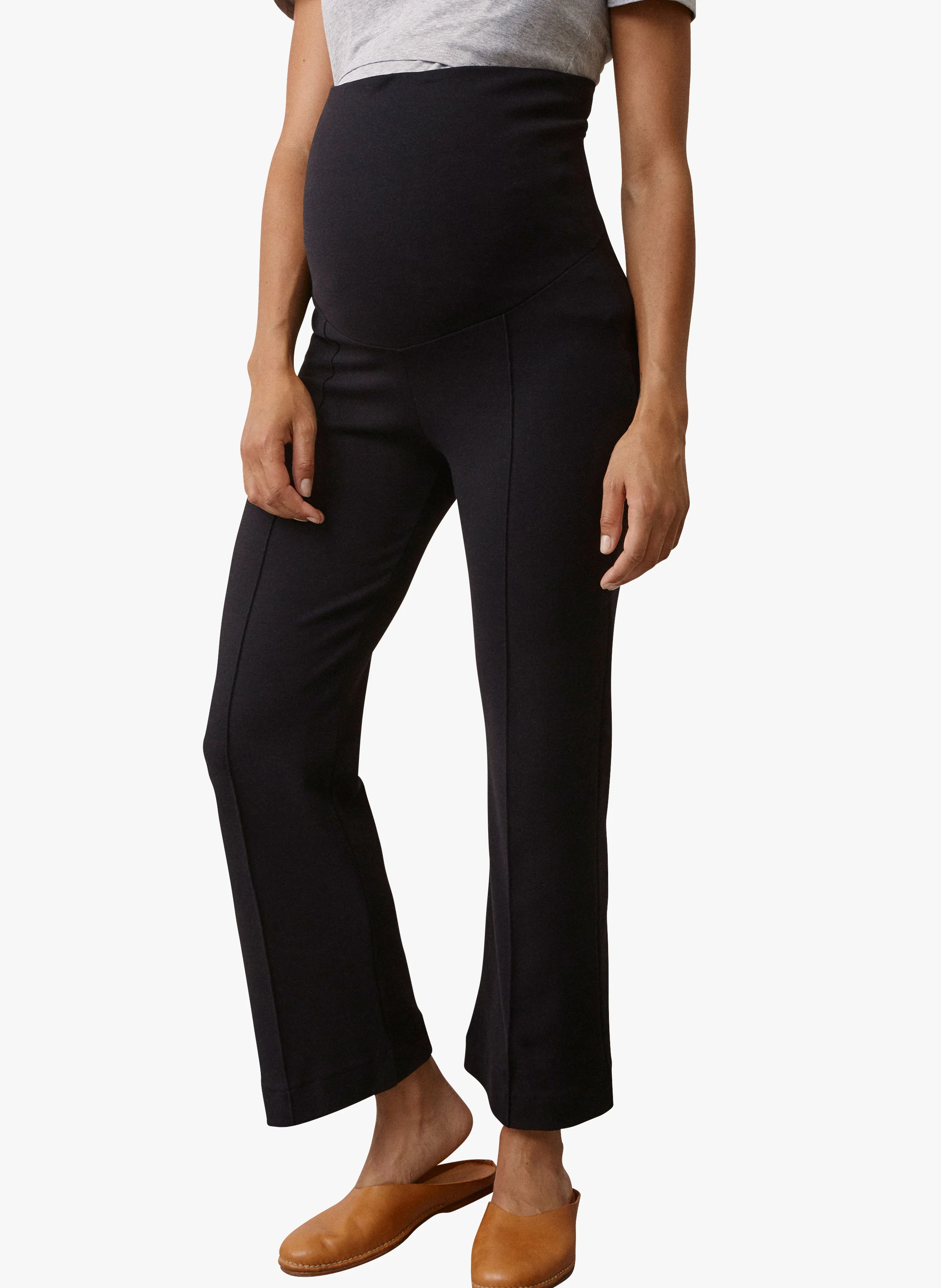 Pantalon de grossesse droit | Noir