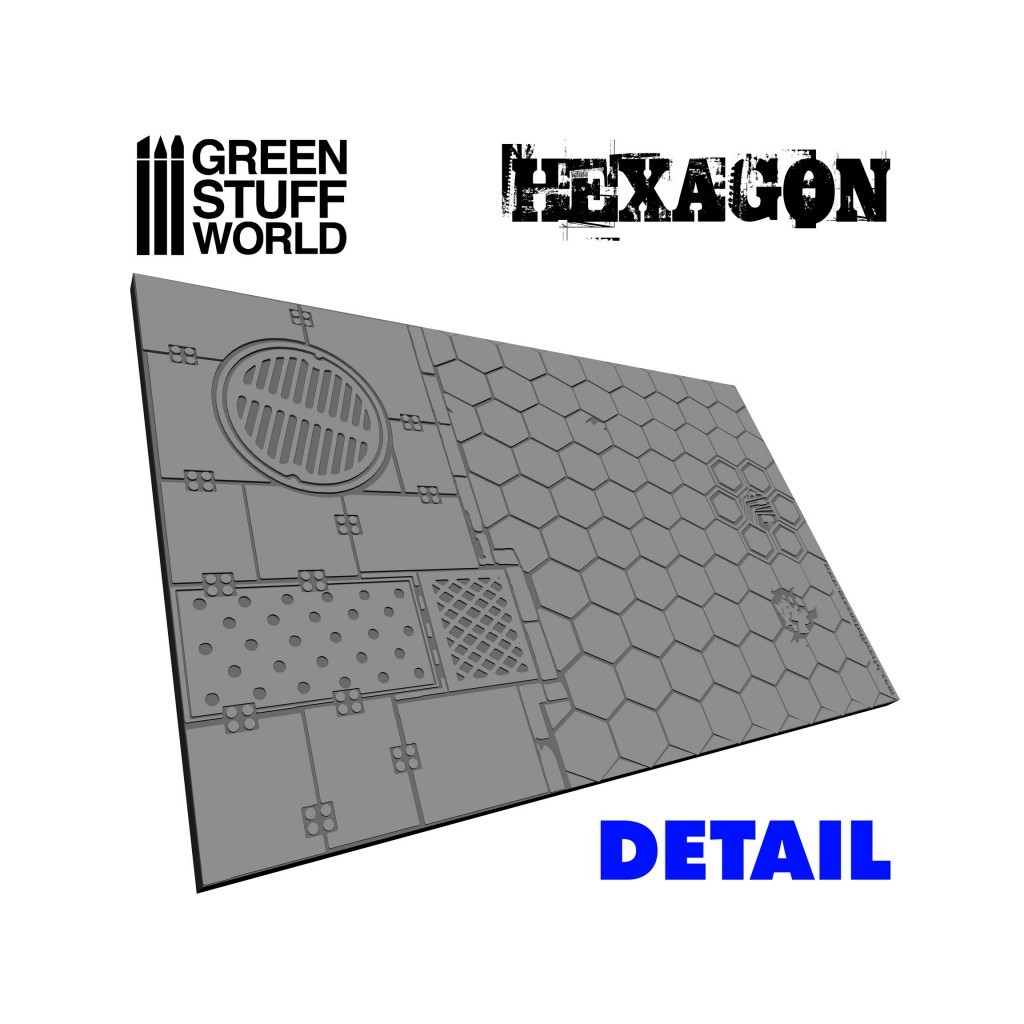 Rouleau texturé - Hexagones