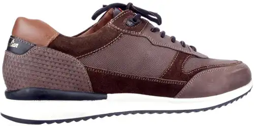 Australian taupe/zwart combi 15.1600.06 - maat 47 veterschoen taupe/zwart combi - maat 47 Calandschoen
