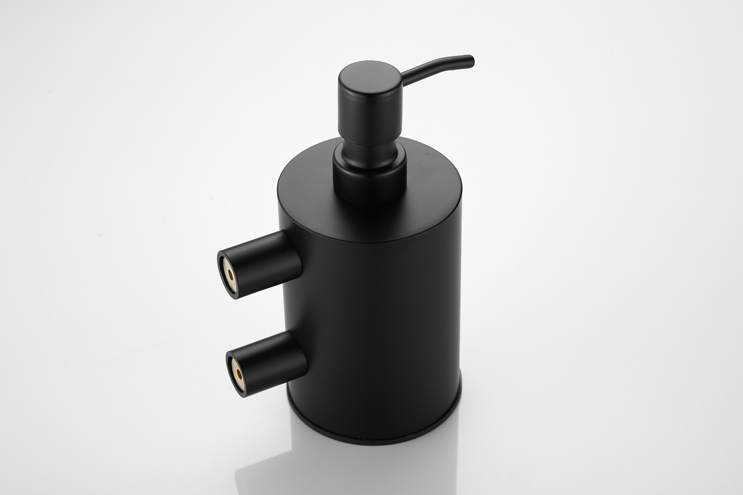 Saniclear Academy zeepdispenser zwart mat