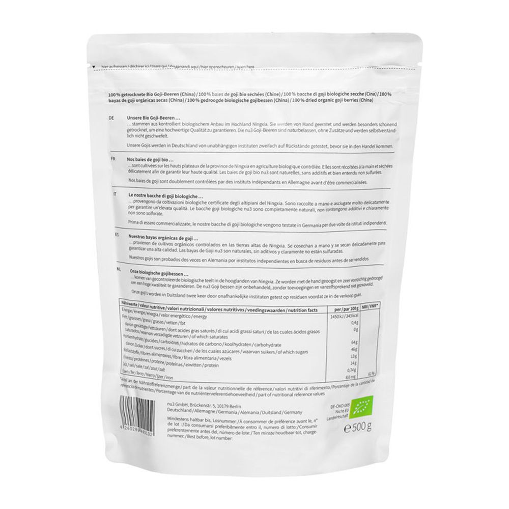 nu3 Bio Goji Beeren