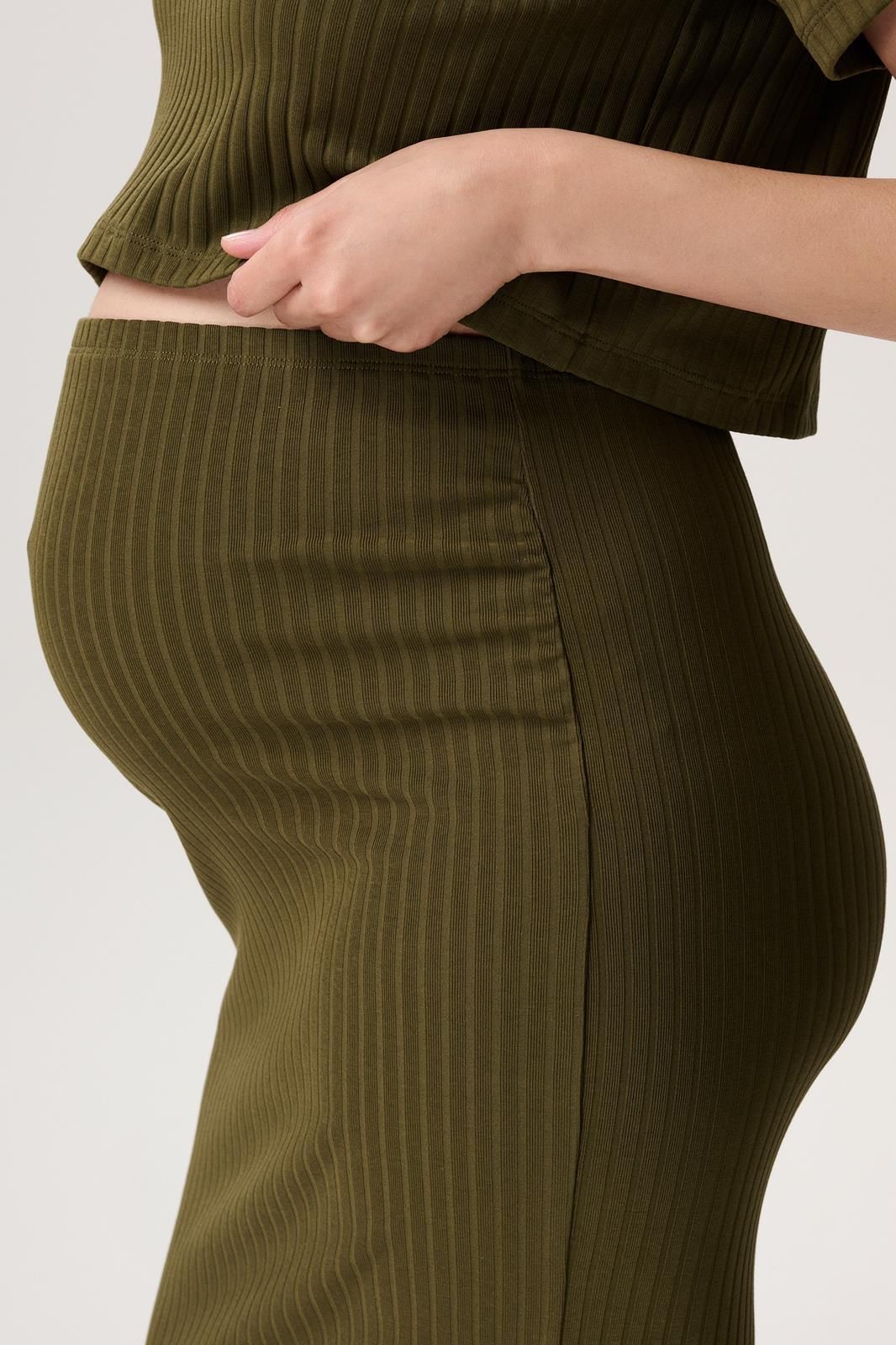 Noppies Maternity Rok Herlev - Dark Olive