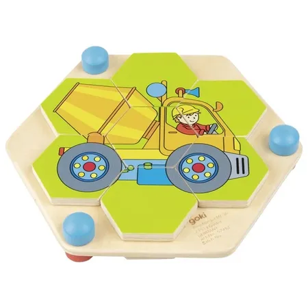 goki Wabenpuzzle Baustelle