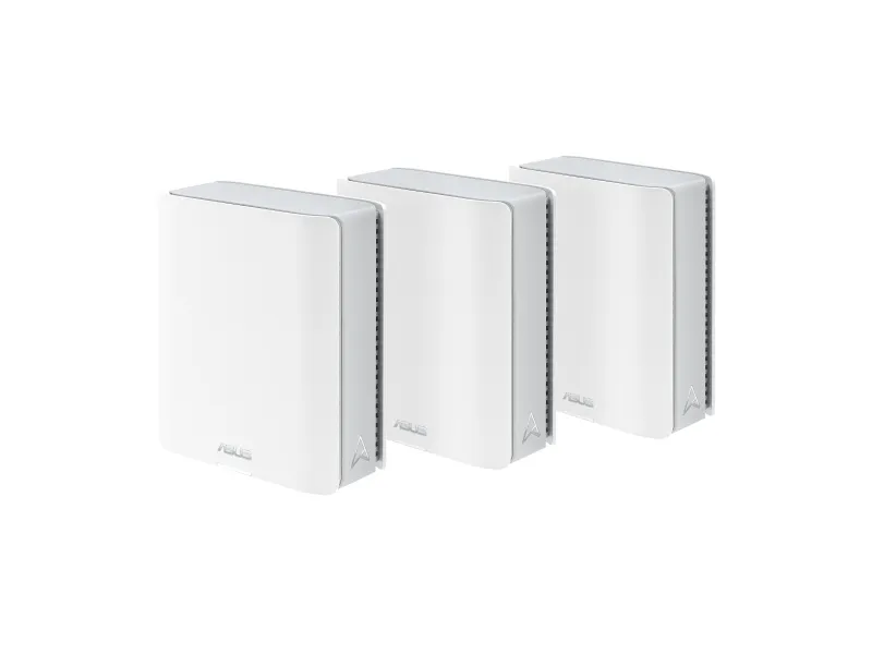 ASUS ZenWiFi BT10 - Wi-Fi-system - (3 routere) - op til 6000 sq.ft - mesh 10GbE, 5GbE, 2.5GbE, Wi-Fi 7 Multi-Band
